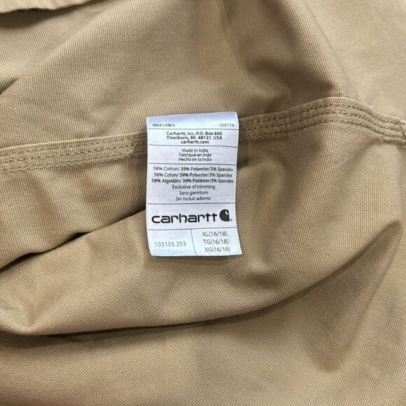 Carhartt Women's Rugged Professional Short Sleeve Shirt size XL(16/18) - Picture 8 of 10